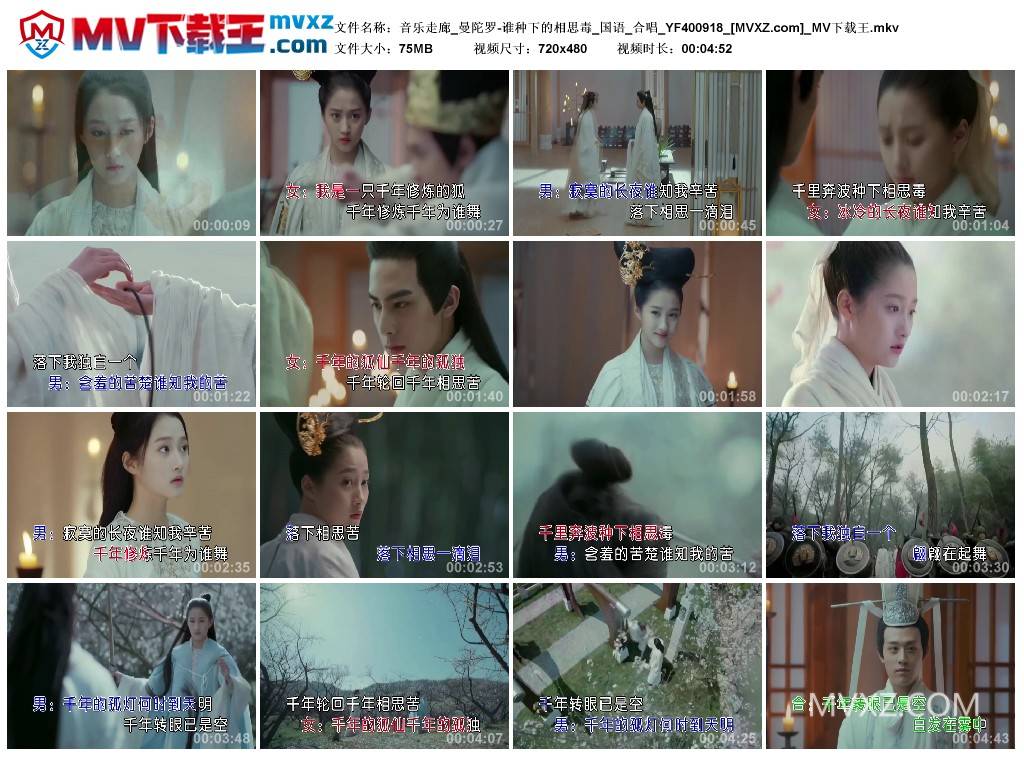 音乐走廊_曼陀罗-谁种下的相思毒_国语_合唱_YF400918